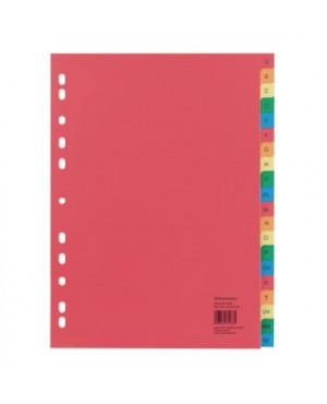 Soennecken Register 1586 DIN A4 A-Z volle Höhe Überbreite PP farbig