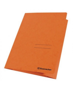Soennecken Sammelmappe 1480 DIN A4 3Klappen Karton orange