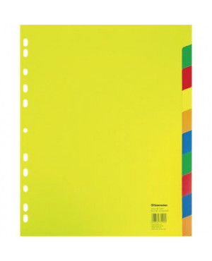 Soennecken Register 1567 DIN A4 blanko 10teilig PP farbig