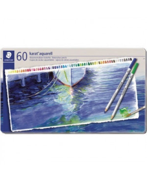 STAEDTLER Farbstift karat aquarell 125 M60 sortiert 60 St./Pack.