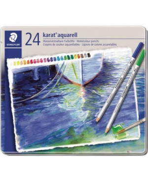 STAEDTLER Farbstift karat aquarell 125 M24 sortiert 24 St./Pack.