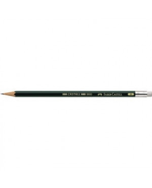 Faber-Castell Bleistift CASTELL 9000 119201 B dunkelgrün