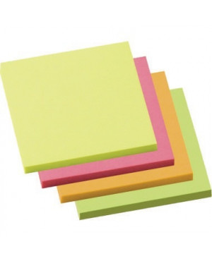 Soennecken Haftnotiz 5836 75x75mm neonfarben 4x100Blatt 4 St./Pack.
