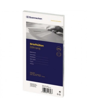 Soennecken Briefhülle 2073 DIN lang oF nk weiß 25 St./Pack.