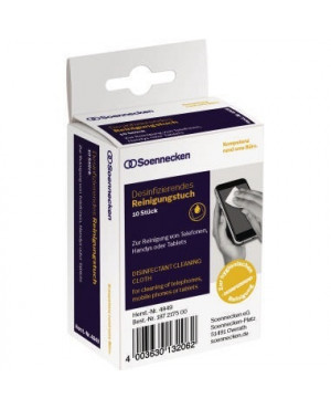 Soennecken Reinigungstuch 4849 desinfizierend 10 St./Pack.