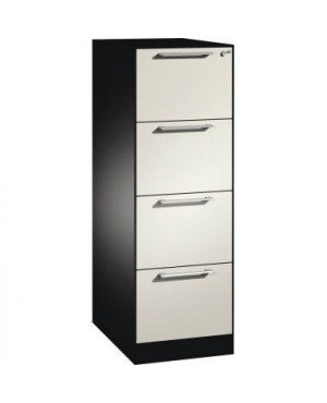 C+P Hängeregistraturschrank Asisto 146225411S10156 A4 1bahnig sgr/rws