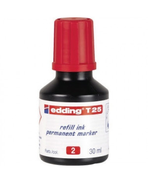 edding Nachfülltusche T 25 4-T25002 30ml geruchsarme Tusche rot