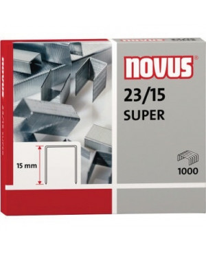 NOVUS Heftklammer 042-0044 23/15 verzinkt 1.000 St./Pack.
