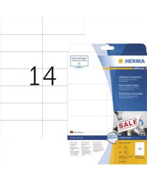 HERMA Etikett Movables 5081 105x42,3mm weiß 350 St./Pack.