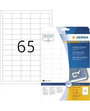 HERMA Etikett Movables 4212 38,1x21,2mm weiß 1.625 St./Pack.