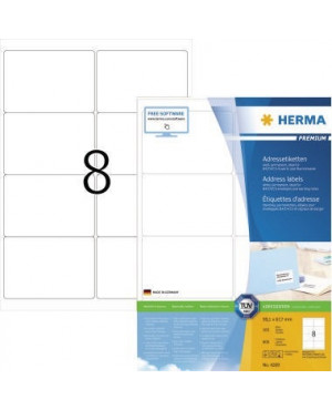 HERMA Etikett SuperPrint 4269 99,1x67,7mm weiß 800 Etik./Pack.