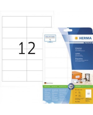 HERMA Etikett PREMIUM 5056 97x42,3mm weiß 300 St./Pack.