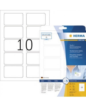HERMA Namensetikett 4412 80x50mm weiß 250 St./Pack.