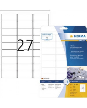 HERMA Namensetikett 4411 63,5x29,6mm weiß 675 St./Pack.