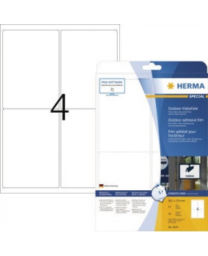 HERMA Outdoor Etikett Special 9534 99,1x139mm weiß 40 St./Pack.