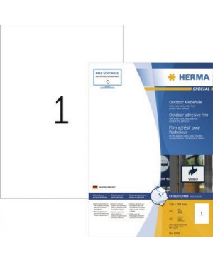 HERMA Outdoor Etikett DIN A4 weiß 50 St./Pack.