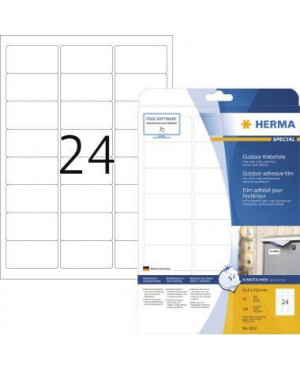 HERMA Outdoor Etikett Special 9532 63,5x33,9mm weiß 240 St./Pack.