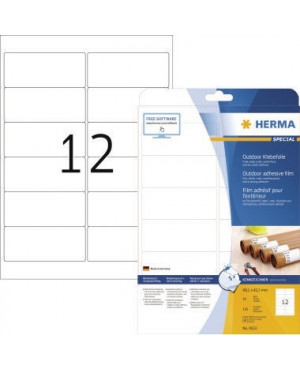 HERMA Folienetikett 9533 99,1x42,3mm weiß 120 St./Pack.