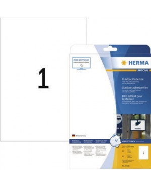 HERMA Folienetikett 9500 210x297mm weiß 10 St./Pack.