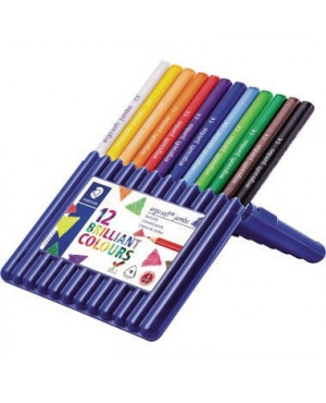 STAEDTLER Farbstift ergo soft jumbo 158 SB12 4mm sortiert 12 St./Pack.