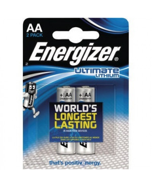 Energizer Batterie Ultimate Lithium 639154 AA Mignon L91 2 St./Pack.