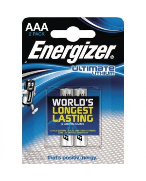 Energizer Batterie Ultimate Lithium 639170 AAA Micro L92 2 St./Pack.