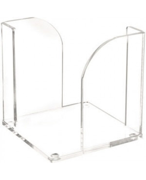 MAUL Zettelbox 1954005 9x9cm max. 700Blatt Acryl gk