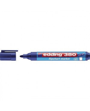 edding Flipchartmarker 380 4-380003 1,5-3mm Rundspitze blau