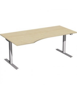 Geramöbel Elekrto-Hubtisch links S-08A1812-AS 180x100x68cm ah/si