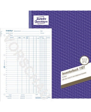 Avery Zweckform Inventurbuch 1101 DIN A4 50Blatt