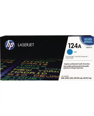 HP Toner Q6001A 124A 2.000Seiten cyan