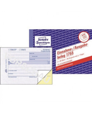 Avery Zweckform Ausgabebeleg 1755 DIN A6 SD 2x40Bl.