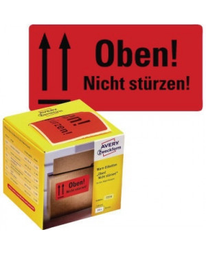 Avery Zweckform Warnetikett 7214 Oben Nicht stürzen 200 St./Pack.