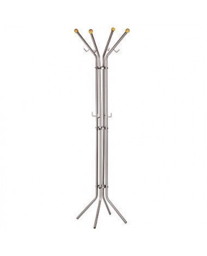 ALCO Garderobenständer 2800 52x180x52cm silber