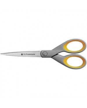 Westcott Schere Titanium Super E-30470 00 18cm grau/gelb