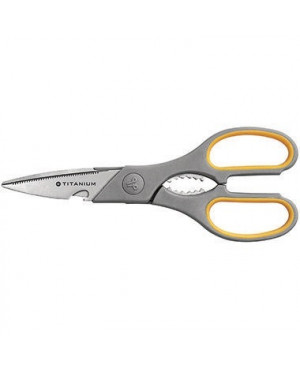 Westcott Schere Titanium Super E-30486 00 21cm grau/gelb