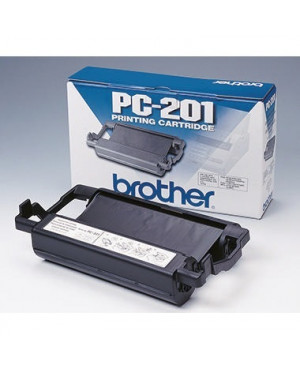 Brother Thermotransferrolle PC201 420Seiten schwarz