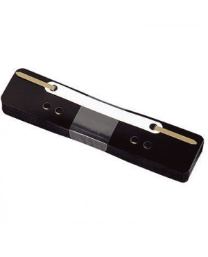 Soennecken Heftstreifen 3177 kurz Kunststoffdeckl. sw 25 St./Pack.