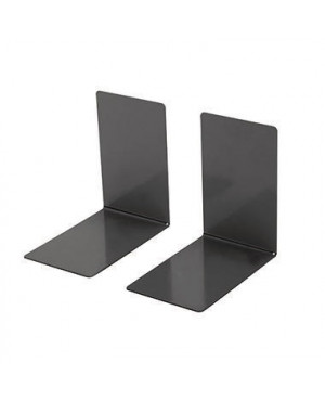 Buchstütze 14x9x14cm L-Form Metall schwarz 2 St./Pack.