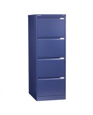 Bisley Hängeregistraturschrank 3643639 4Schubfächer oxfordblau