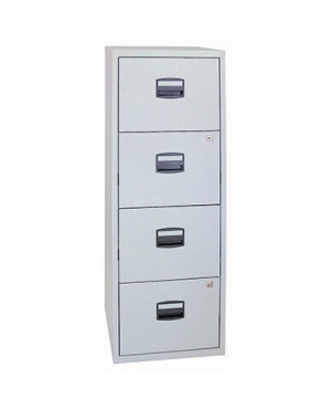 Hängeregistraturschrank PFA4F645 4Auszüge lichtgrau
