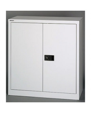 Bisley Flügeltürenschrank Universal E402A01355 2OH silber