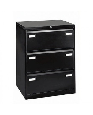 Bisley Hängeregistraturschrank Light CDF3633 2bahnig 3Schübe sw