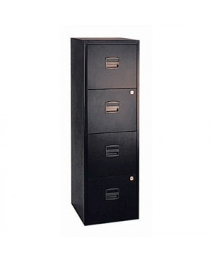 Hängeregistraturschrank PFA4F633 4Auszüge schwarz