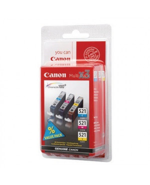Canon Tintenpatrone CLI521 2934B010 c/m/y 3 St./Pack.
