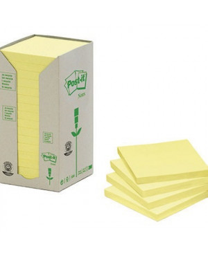 Post-it Haftnotiz Recycling Notes Tower 654-1T 76x76mm 16 St./Pack.