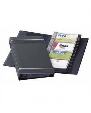 DURABLE Visitenkarten-Ringbuch VISIFIX 238558 max. 200Karten sw