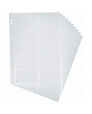 DURABLE Visitenkartenhülle 238919 für 20Karten 90x57mm 10 St./Pack.