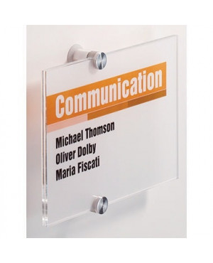 DURABLE Türschild CRYSTAL SIGN 482319 210x148mm transparent