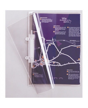 DURABLE Schnellhefter 251219 DIN A4 PVC transparent